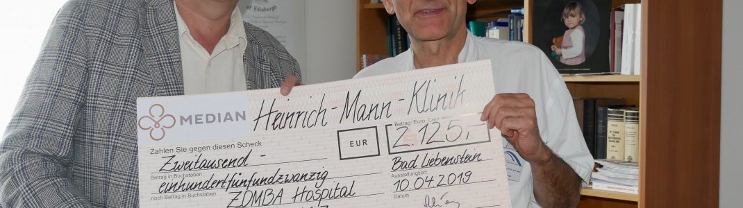 Spende über 2125€ erhalten